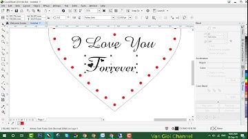 Hướng dẫn tự vẽ trái tim bằng phần mềm corel draw 2018