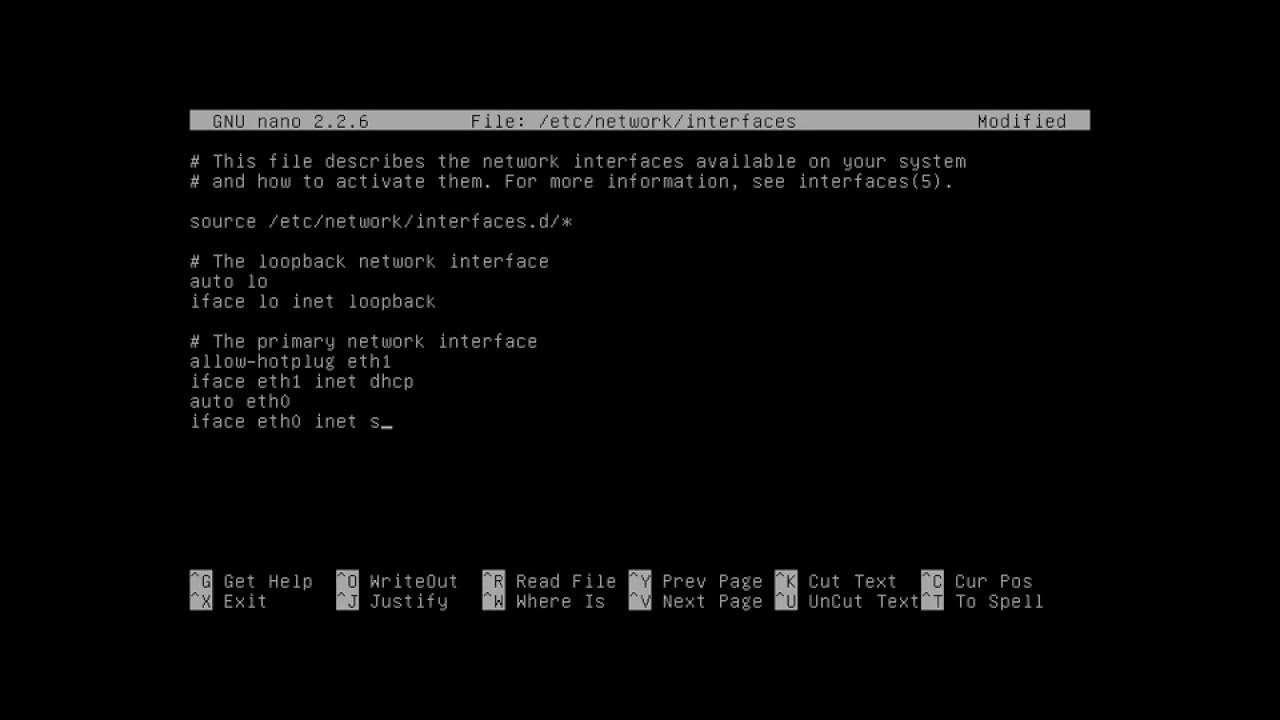 Linux etc network interfaces. /etc/network/interfaces ubuntu.
