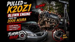 This K20Z1 Didn't Survive | RSX Type-S Engine Removal