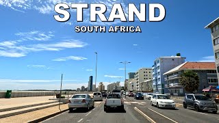 DRIVING along STRAND WATERFRONT in SOUTH AFRICA (FRONT & SIDE VIEWS) 4K (60fps)