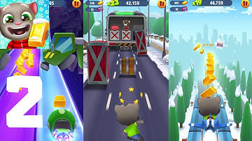 Talking Tom Gold Run - Gameplay Walkthrough P2 (Android, IOS gameplay)
