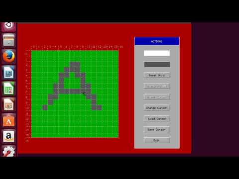 Designing Custom Cursor Using C Language