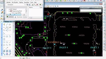 Bentley InRoads Storm and Sanitary - Existing Drainage Network Part 1 of 2