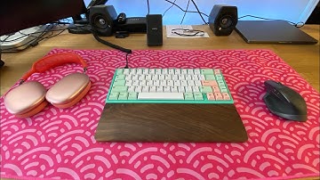 KBD67 Lite R4 with Gateron Milky Yellow Pros (lubed & filmed), Durock v2 stabs (lubed), & tape mod