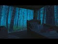 Fall Asleep immediately in a Open balcony with Strong Rain &amp; Thunder Sounds-No more Insomnia | Relax