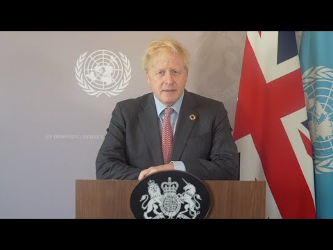 Prime Minister Boris Johnson Addresses The Un General Assembly Youtube
