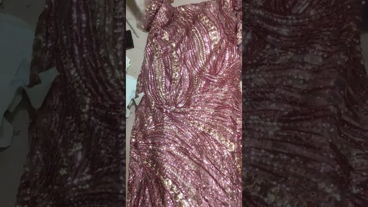 sequin Heavywork fabric 