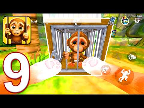 I Am Monkey - Gameplay Walkthrough Part 9 - New Cage Update (iOS, Android)