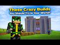 These Crazy Minecraft Builds You Should Try 😱 Minecraft Gameplay!