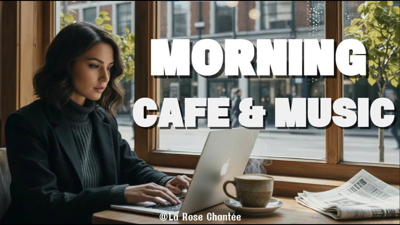 Paris Morning Café ☕  Energetic French Music to Boost Your Day  Positive | La Rose Chantee