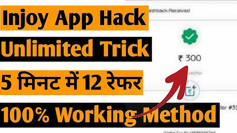 Injoy app hacking trick 2018 online refer script bypass