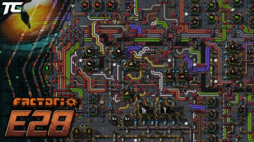 Factorio 0.17 || E28 - Bot Based Smelting Layout || TimmyCarbine