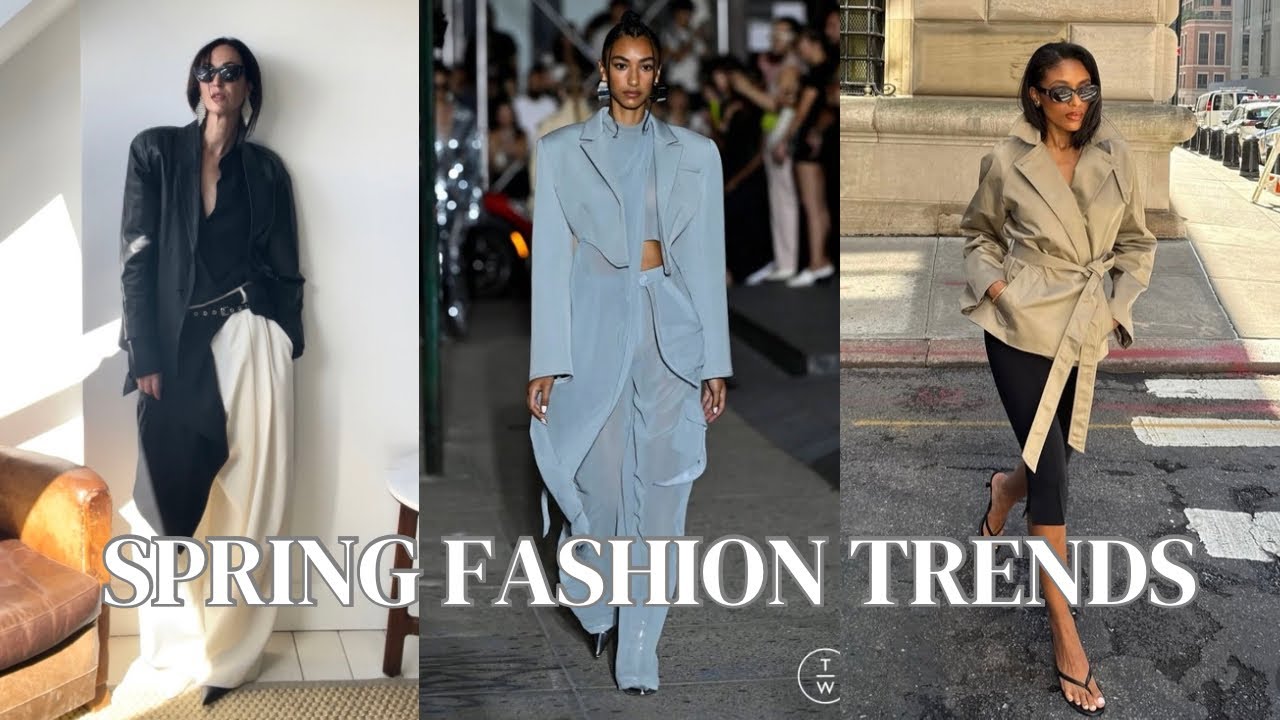 DRAMATIC BODY TYPE SPRING FASHION TRENDS.