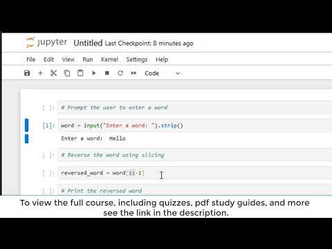Beginner Python Project: Reverse Words with Slicing & Check for Palindromes (Intro to Python)