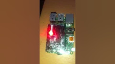 Raspberry Pi MCP23017 output demo