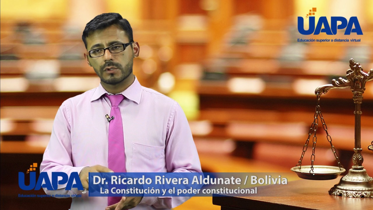 La Constitución y el poder constitucional – Dr. Ricardo… — Transcript