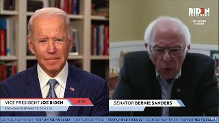 Sanders endorses former rival Biden for president