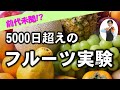 【前代未聞】おバカなフルーツ実験を5000日続けるのに必要なもの