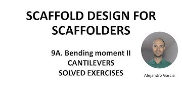 Bending moment II: Cantilevers Solved exercises - Scaffold design for scaffolders 9A