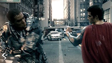 Man of Steel (4K) Superman VS Zod Part 1