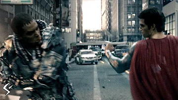 Man of Steel (4K) Superman VS Zod Part 1