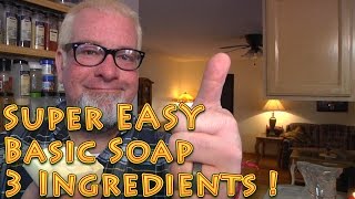 Super Easy Basic Soap Only 3 Ingredients Must know Homestead Skills screenshot 5