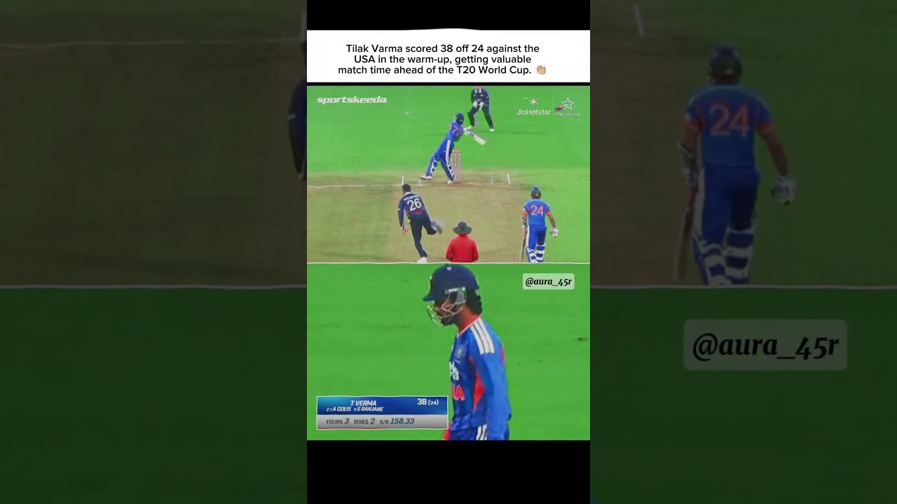 Tilak varma comeback 😍💪.