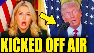 Leavitt Tantrums As Slurring Trump Kicked Off Air