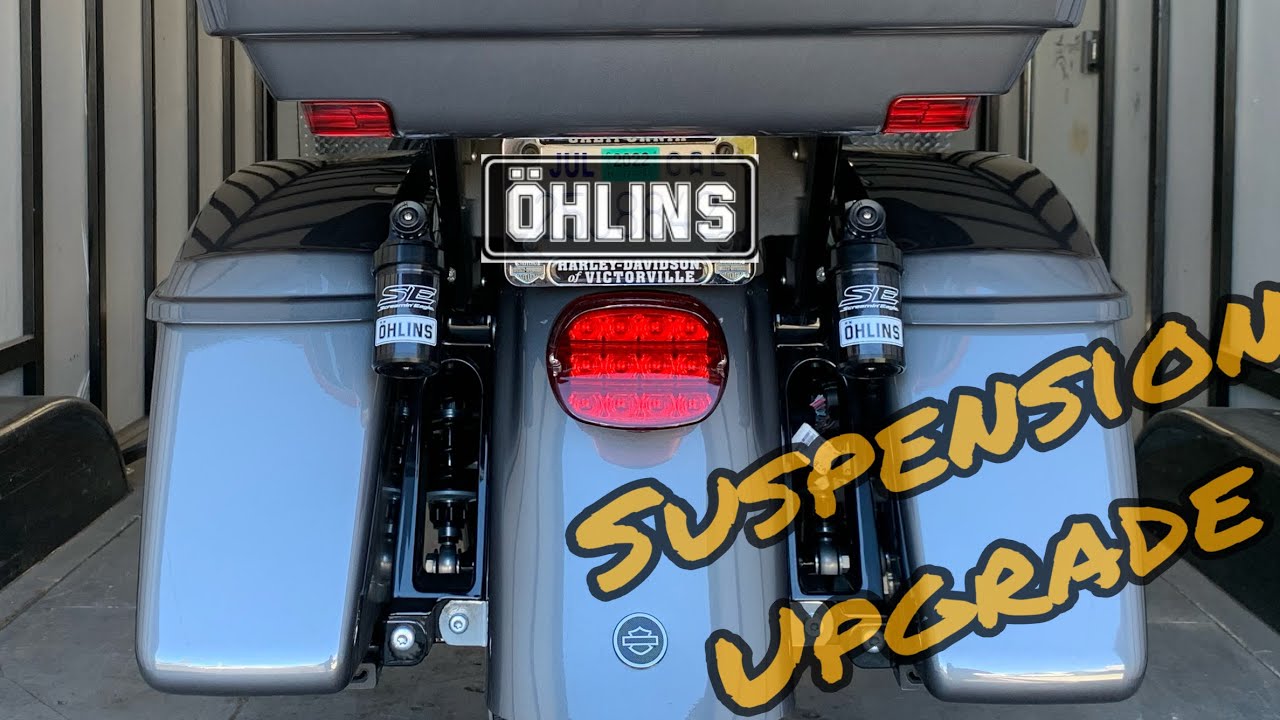 OHLINS x SCREAMIN EAGLE suspension for a 2021 Harley Davidson bagger