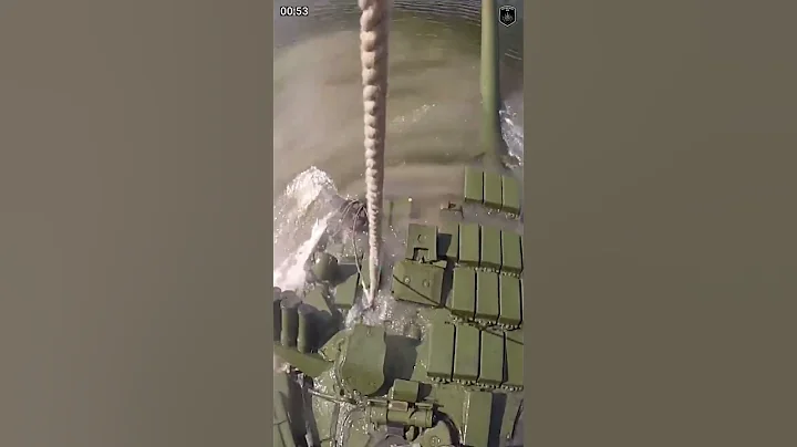 The T-72 crew learned to pilot the tank underwater #viral #T-72 #russia #tank  #t72