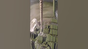 The T-72 crew learned to pilot the tank underwater #viral #T-72 #russia #tank  #t72