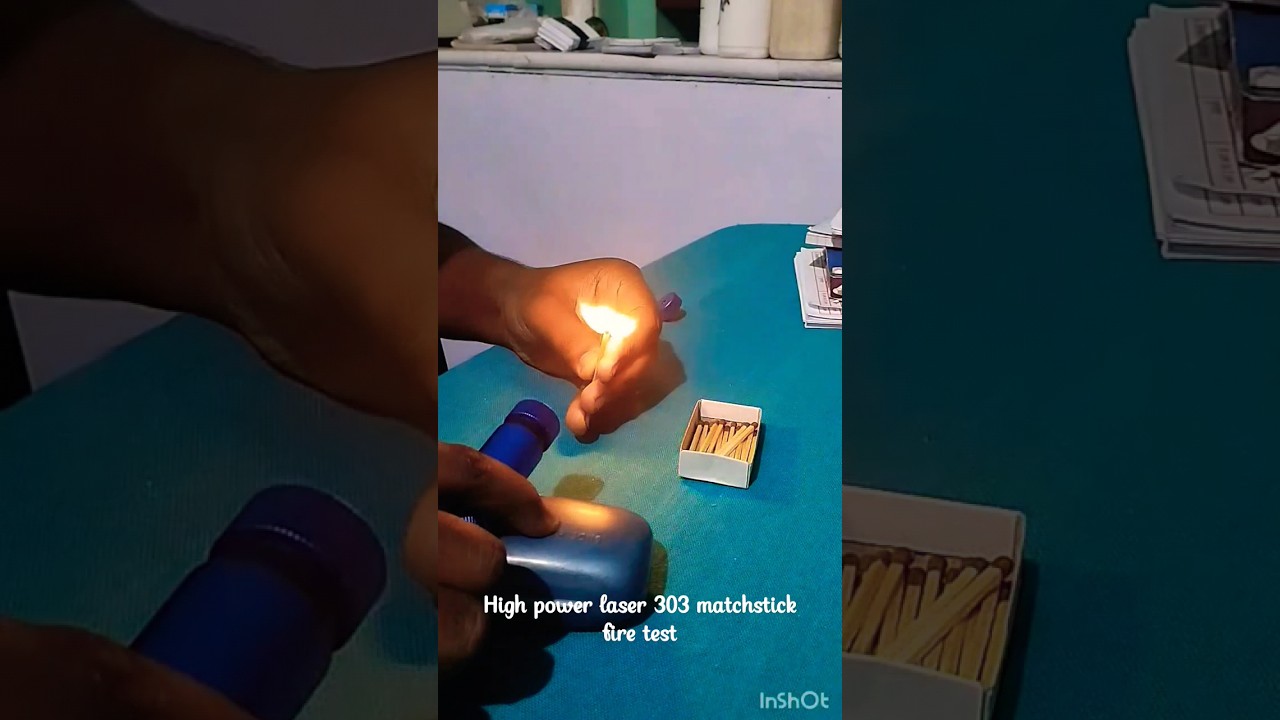 high power laser firing test laser 303