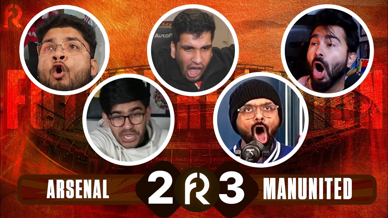 Happy United Fans As Man United Thrash Arsenal 3-2 | Crazy Fans Reactions 