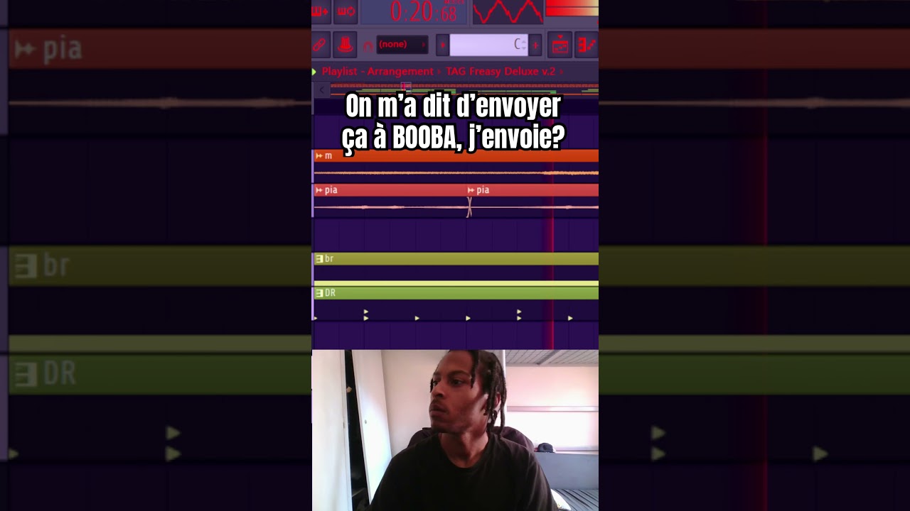 On m’a dit d’envoyer ça à BOOBA, j’envoie? 