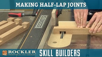 How to Cut Half-Lap Joints with a Table Saw | Rockler Skill Builders