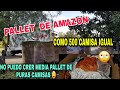 NO PUEDO CRER COMO 500 CAMISAS IGUAL😣 EN UNA PALLET  DE AMAZON , MEDIA PALLET  DE PURAS CAMISAS🙄