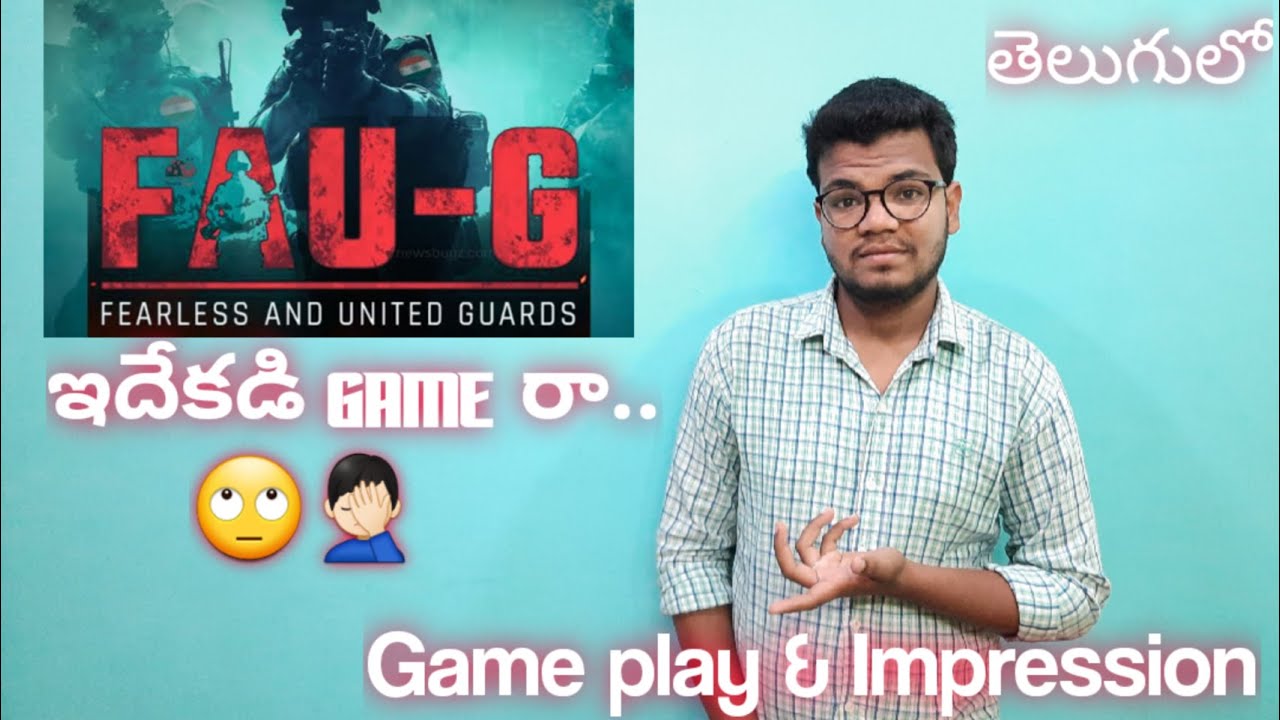 Fau-g Gameplay and initial impressions in telugu || 