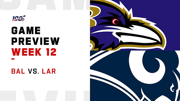 Baltimore Ravens vs Los Angeles Rams Week 12 NFL Game Preview