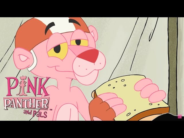 Pink Panther At the Restaurant With Friends