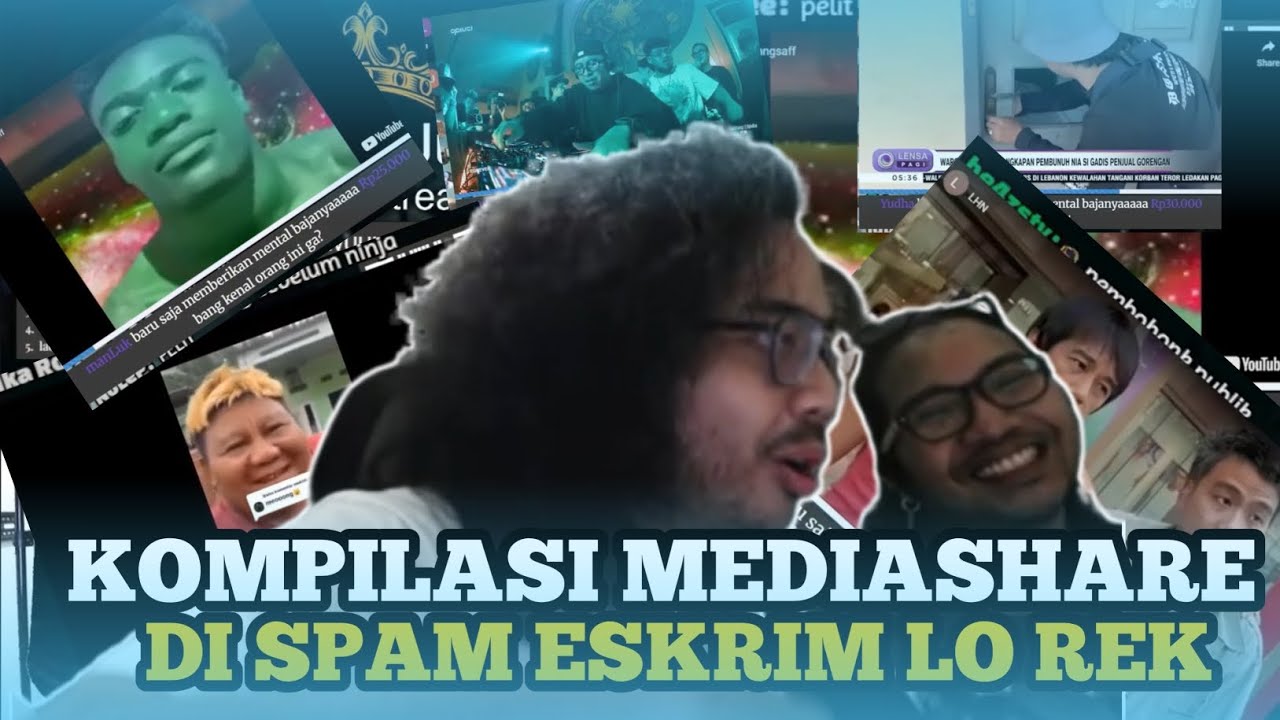 KOMPILASI media share Reza auditore - Banyak yang jual eskrim - YouTube