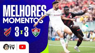 MELHORES MOMENTOS: ATHLÉTICO-PR X FLUMINENSE | BRASILEIRÃO 2026 | 25ª RODADA | 30/08/26