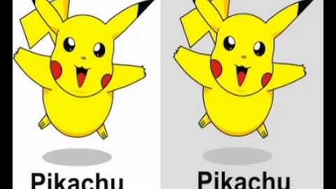 draw pikachu. in corel draw