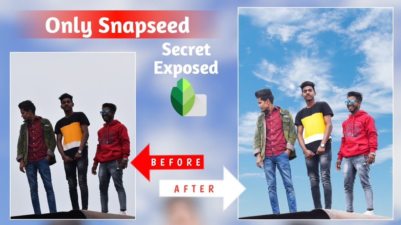 Only Snapseed Manipulation | Snapseed Double Exposure | Snapseed Background Change | Sky Editing 🔥