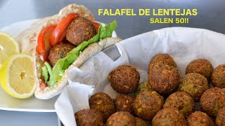 Falafel de Lentejas  Fáciles y Económicos