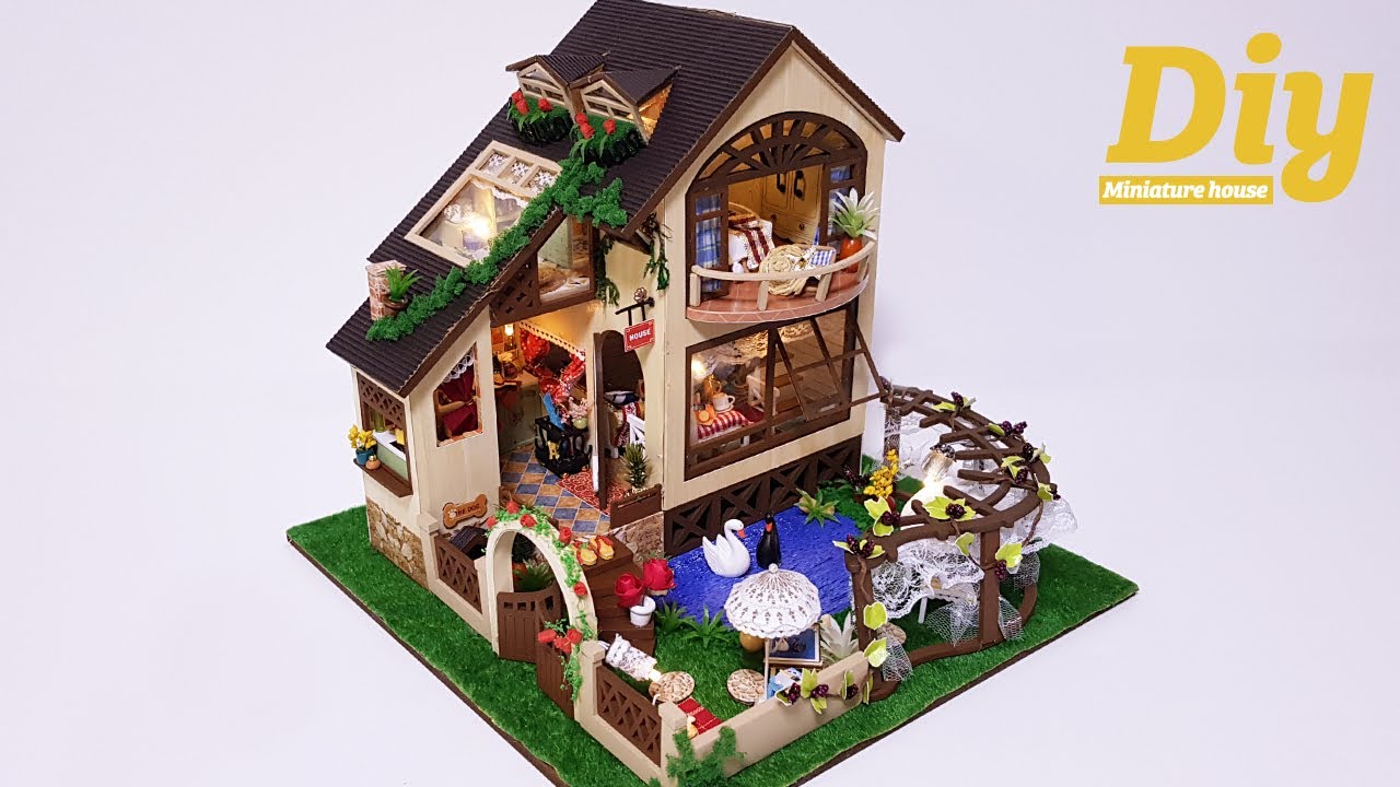DIY Miniature dollhouse Kitㅣelegant pavilionㅣ묵운수사ㅣ미니어처