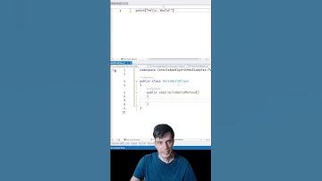 Hello World #python VS #csharp #programming #coding #education #codesnippets