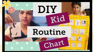 How to make daily routine chart for kids | how to tutorial | easy daily schedule design tutorial | How to make daily routine chart for kids | how to tutorial | easy daily schedule design tutorial |
