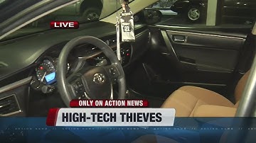 CAUGHT ON CAMERA: Car thieves go high-tech