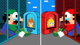 Mario and Luigi R.I.P Princess Hot and Cold in Super Bros