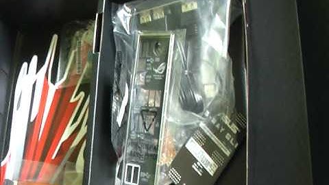 Asus Rampage III Extreme video I